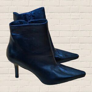 CAVALLINI Black Leather Ankle Boots - Made in Italy (Size 6) (NWOT)